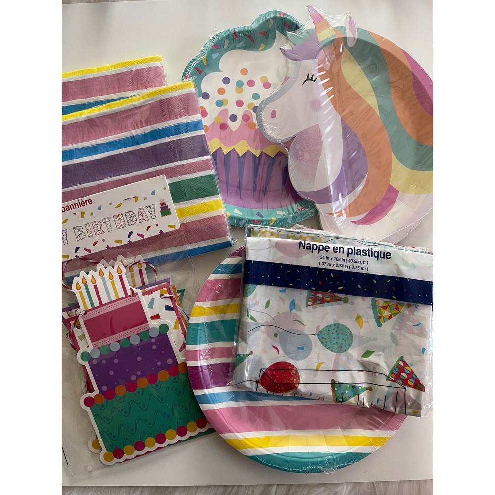 Happy Birthday Party Supply Bundle New